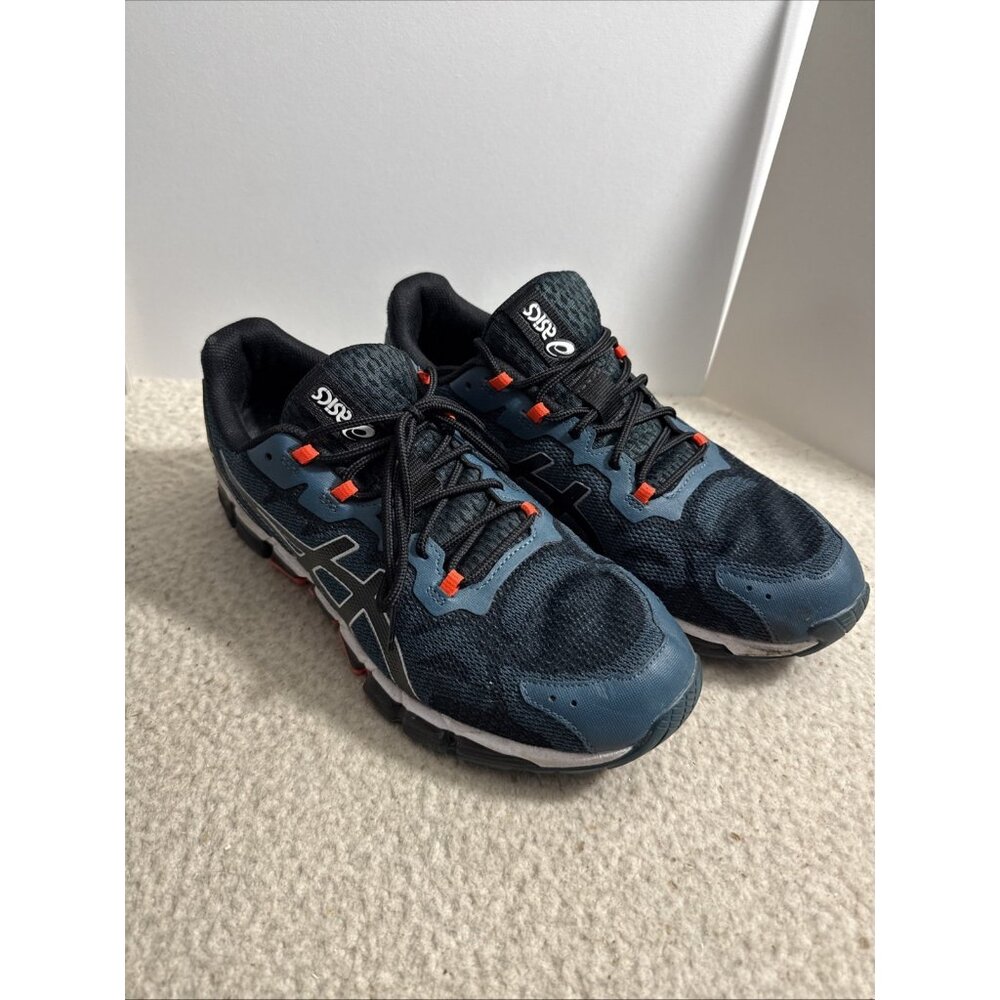 ASICS Gel- Quantum 360 6 Men's Running Shoes Magnetic Blue/ Black 10.5